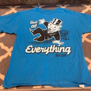Boys size 8 Monopoly shirt